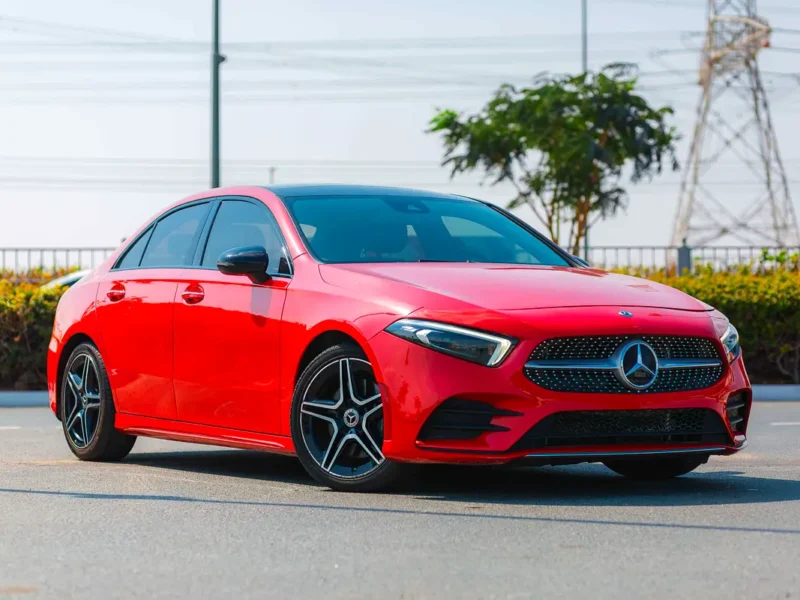 2020 Mercedes-Benz A-Class A 220 AMG 4MATIC 4 Cylinders Engine Red Black Hatchback