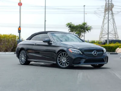 2019 Mercedes-Benz C-Class C 300 Cabriolet 4 Cylinders Petrol Engine Black Red Convertible