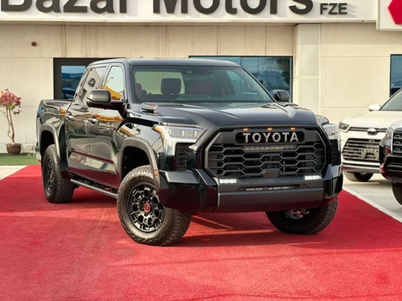2026 Toyota Tundra TRD Pro 3.4 Litres 6 Cylinders Hybrid Engine Black Red Pickup Truck