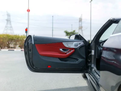 2019 Mercedes-Benz C-Class C 300 Cabriolet 4 Cylinders Petrol Engine Black Red Convertible