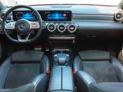 2020 Mercedes-Benz A-Class A 220 AMG 4MATIC 4 Cylinders Engine Red Black Hatchback