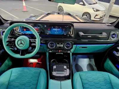 2025 Mercedes-Benz AMG G 63 Brabus G800 Widestar 4.0 BiTurbo V8 Engine Black Blue SUV