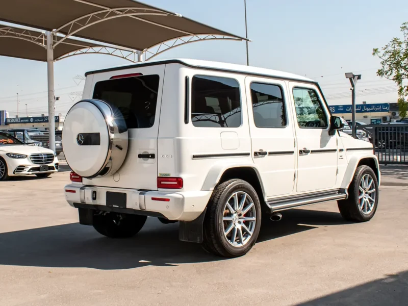 2019 Mercedes-Benz G-Class G 63 AMG V8 Biturbo Petrol Engine White Black SUV