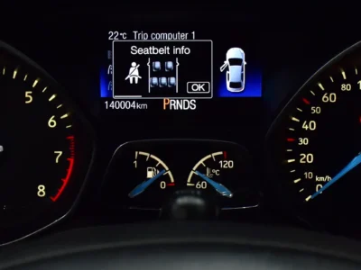 2018 Ford Focus Titanium 1.5-litre 4 Cylinders Petrol Engine Silver Beige Hatchback GCC Specs