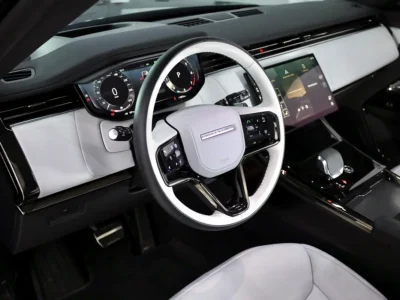 2024 Land Rover Range Rover Sport HSE Dynamic P400 6 Cylinders Engine Black White SUV