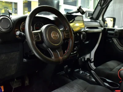 2012 Jeep Wrangler Sport 3.6 Litres 6 Cylinders Petrol Engine White Black Crossover GCC Specs