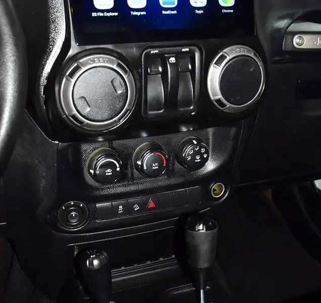 2012 Jeep Wrangler Sport 3.6 Litres 6 Cylinders Petrol Engine White Black Crossover GCC Specs