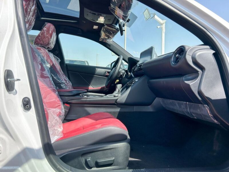 2025 LEXUS IS300 2.0 Litres 4 Cylinders Petrol Engine White Red Sedan GCC Specs