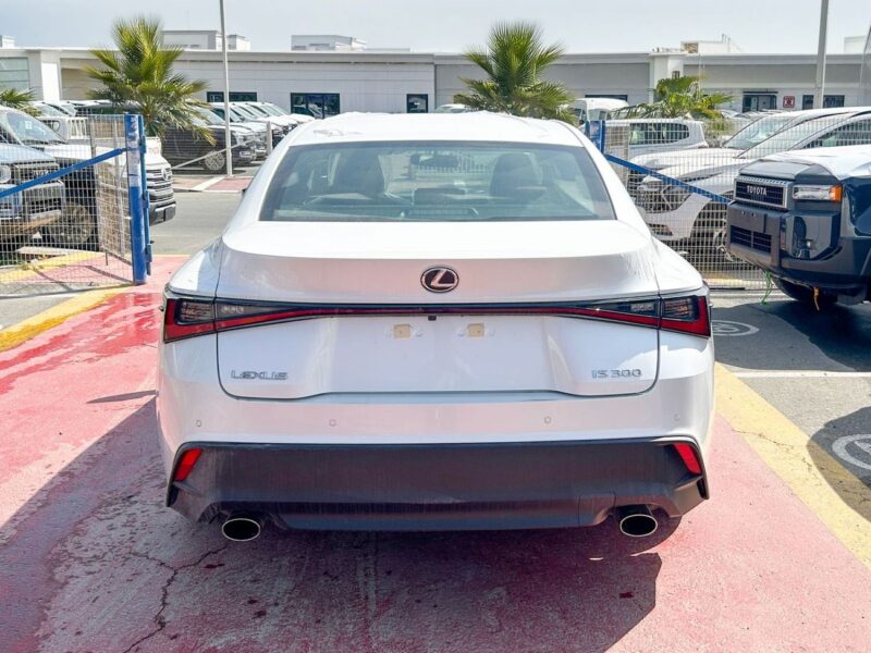 2025 LEXUS IS300 2.0 Litres 4 Cylinders Petrol Engine White Red Sedan GCC Specs