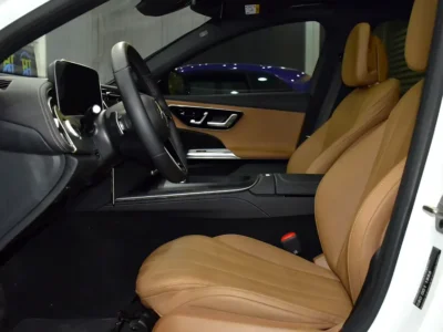 2025 Mercedes-Benz E200 2.0-liter turbocharged 4-cylinder Petrol Engine White Tan Sedan