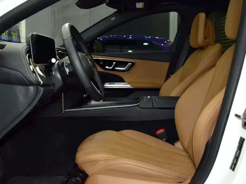 2025 Mercedes-Benz E200 2.0-liter turbocharged 4-cylinder Petrol Engine White Tan Sedan