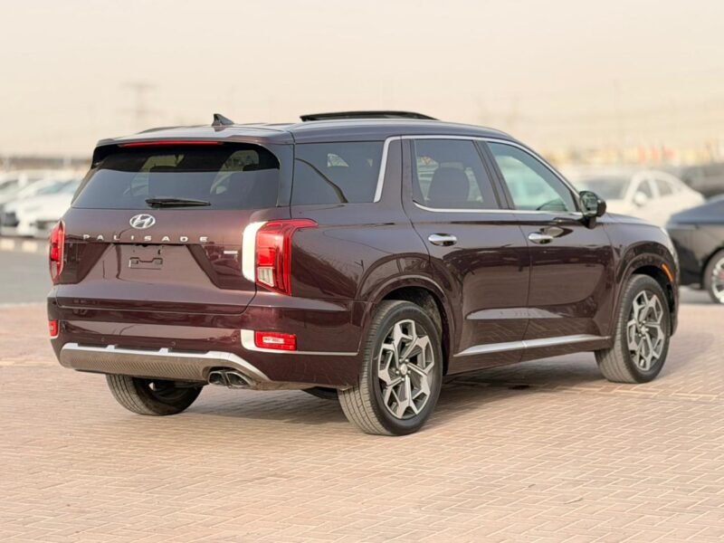 2022 HYUNDAI PALISADE Calligraphy 3.8 Liters V6 Petrol Engine VVT Purple Black SUV