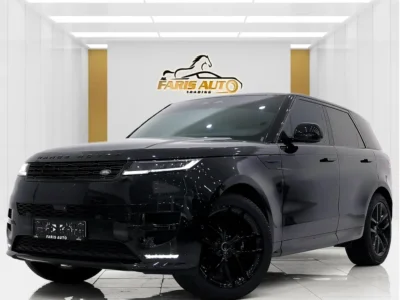 2024 Land Rover Range Rover Sport HSE Dynamic P400 6 Cylinders Engine Black White SUV