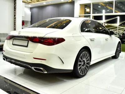 2025 Mercedes-Benz E200 2.0-liter turbocharged 4-cylinder Petrol Engine White Tan Sedan