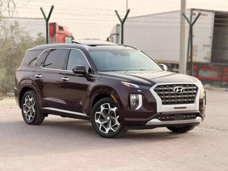 2022 HYUNDAI PALISADE Calligraphy 3.8 Liters V6 Petrol Engine VVT Purple Black SUV