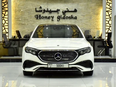 2025 Mercedes-Benz E200 2.0-liter turbocharged 4-cylinder Petrol Engine White Tan Sedan