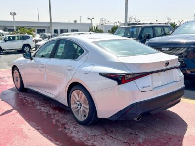 2025 LEXUS IS300 2.0 Litres 4 Cylinders Petrol Engine White Red Sedan GCC Specs