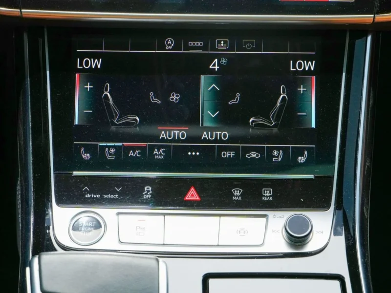 2024 AUDI A8 L 55-TFSI 3.0 Litres Quattro V6 Petrol Engine White Tan Sedan GCC Specs