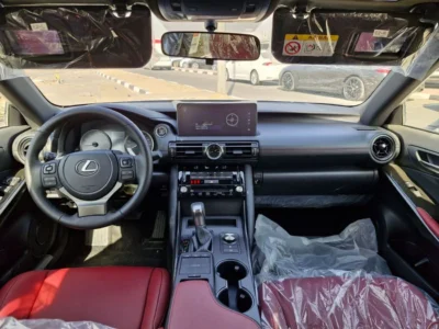 2025 LEXUS IS300 2.0 Litres 4 Cylinders Petrol Engine Grey Red Sedan GCC Specs