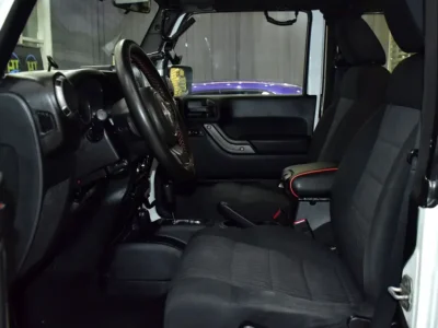 2012 Jeep Wrangler Sport 3.6 Litres 6 Cylinders Petrol Engine White Black Crossover GCC Specs