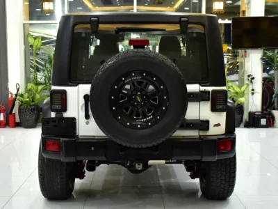 2012 Jeep Wrangler Sport 3.6 Litres 6 Cylinders Petrol Engine White Black Crossover GCC Specs