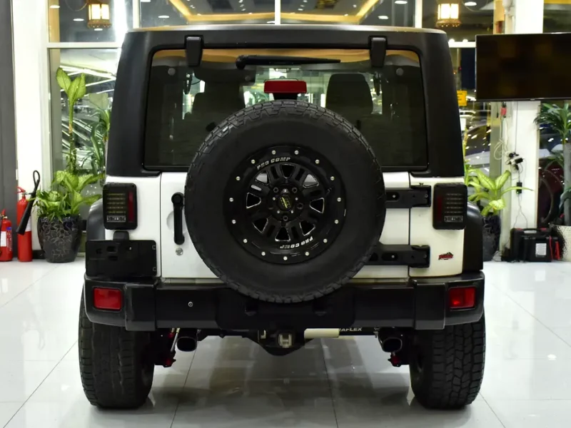 2012 Jeep Wrangler Sport 3.6 Litres 6 Cylinders Petrol Engine White Black Crossover GCC Specs