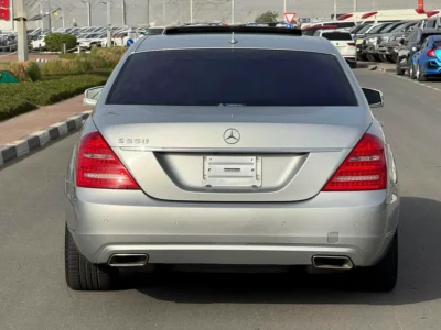 2012 Mercedes-Benz S-Class S 550 8 Cylinders Petrol Engine Silver Black Sedan 4 Auction Grade