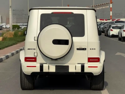 2021 Mercedes-Benz G-Class G 63 AMG 8 Cylinders Petrol Engine White SUV Neat and Clean Car