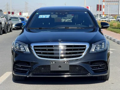 2019 Mercedes-Benz S-Class S 450 L 4MATIC 6 Cylinders Engine Black Sedan LWB Auction Grade 4.5/B