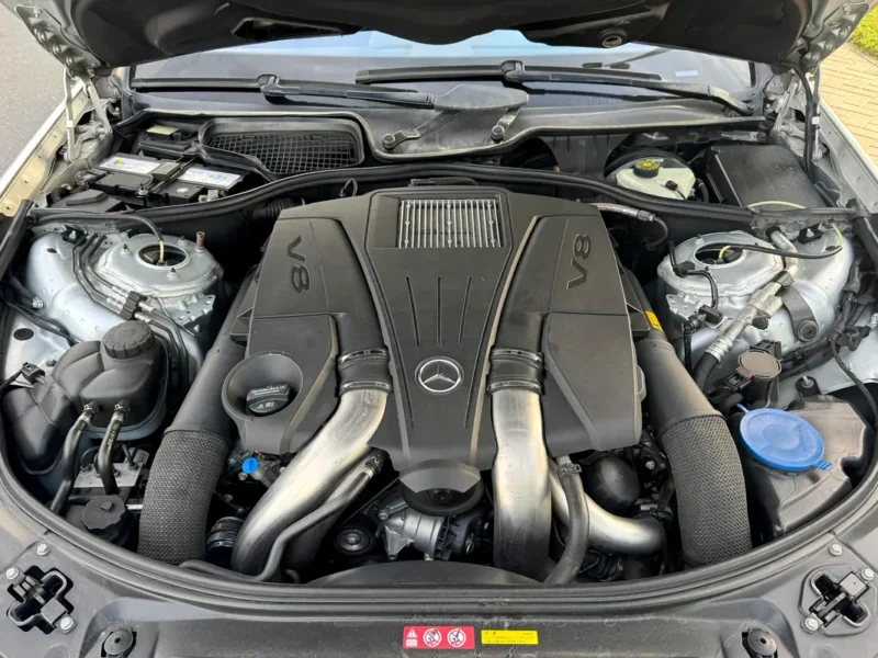 2012 Mercedes-Benz S-Class S 550 8 Cylinders Petrol Engine Silver Black Sedan 4 Auction Grade