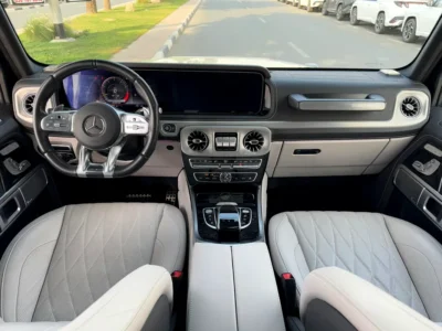 2021 Mercedes-Benz G-Class G 63 AMG 8 Cylinders Petrol Engine White SUV Neat and Clean Car