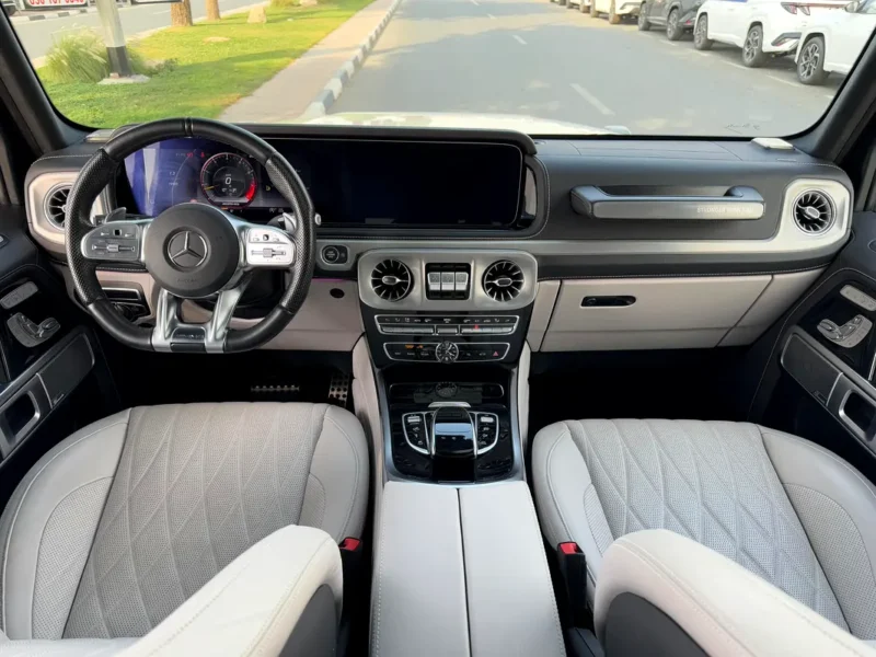 2021 Mercedes-Benz G-Class G 63 AMG 8 Cylinders Petrol Engine White SUV Neat and Clean Car