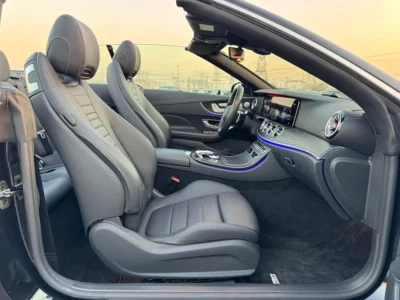 2021 Mercedes-Benz E-Class E450 Cabriolet 6 Cylinders Petrol Engine Black Convertible Clean Title