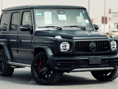 2022 Mercedes-Benz G-Class G 63 AMG 4.0L V8 Biturbo Petrol Engine Black Brown SUV
