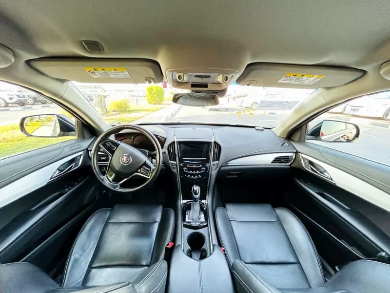 2014 Cadillac ATS 2.0 Litres Turbocharged Inline-4 Petrol Engine Black Sedan CLEAN TITLE