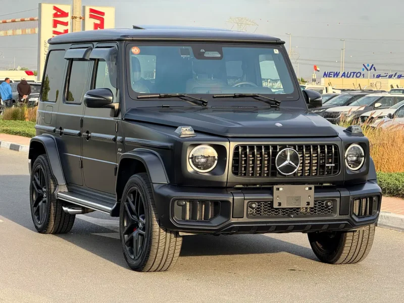 2025 Mercedes-Benz G-Class G 63 AMG 8 Cylinders Engine Black SUV Double Night PKG A22 Suspension