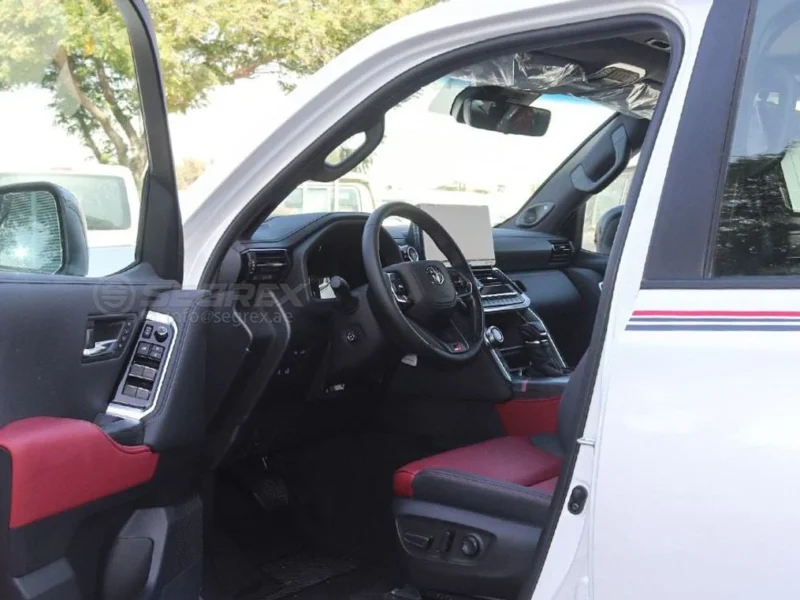 2026 Toyota Land Cruiser GR-Sport 3.3L Turbo Diesel 6 Cylinders Engine White Red SUV GCC Specs
