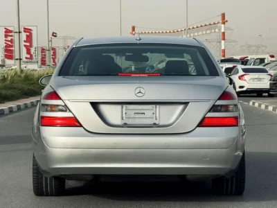 2007 Mercedes-Benz S-Class S 350 3.5 Litres 6 Cylinders Petrol Engine Silver Black Sedan
