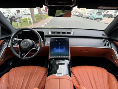 2026 Mercedes-Benz S-Class S 450 3.0-liter 6-cylinder Petrol Engine Black Brown Sedan GCC
