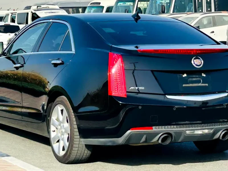 2014 Cadillac ATS 2.0 Litres Turbocharged Inline-4 Petrol Engine Black Sedan CLEAN TITLE