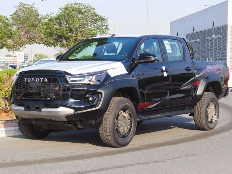 2026 Toyota Hilux DC GR-Sport 4.0 Litres 4 Cylinders Petrol Engine Black Pickup Truck GCC