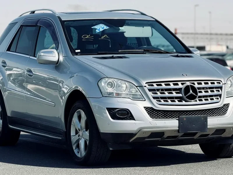 2010 Mercedes-Benz M-Class ML 350 6 Cylinders Petrol Engine Silver Black SUV CLEAN TITLE