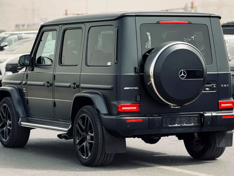 2022 Mercedes-Benz G-Class G 63 AMG 4.0L V8 Biturbo Petrol Engine Black Brown SUV