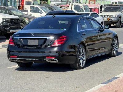 2019 Mercedes-Benz S-Class S 450 L 4MATIC 6 Cylinders Engine Black Sedan LWB Auction Grade 4.5/B