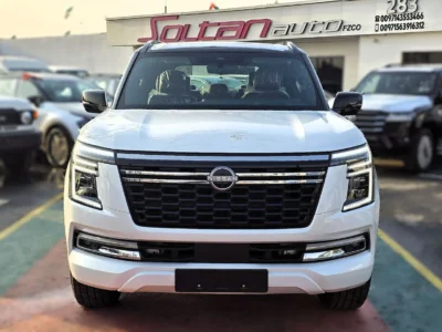 2026 Nissan Patrol Platinum SE 3.8L 6 Cylinders Petrol Engine White Red SUV GCC Specs