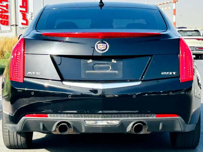 2014 Cadillac ATS 2.0 Litres Turbocharged Inline-4 Petrol Engine Black Sedan CLEAN TITLE