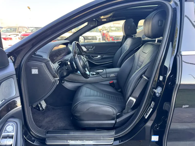2019 Mercedes-Benz S-Class S 450 L 4MATIC 6 Cylinders Engine Black Sedan LWB Auction Grade 4.5/B