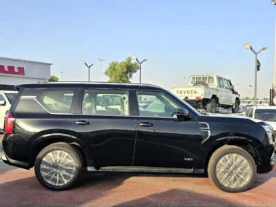 2025 Nissan Patrol LE PLATINUM CITY 3.5 Litres V6 Petrol Engine Black Beige SUV GCC Specs