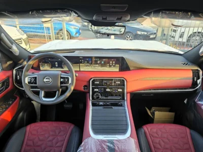 2026 Nissan Patrol Platinum SE 3.8L 6 Cylinders Petrol Engine White Red SUV GCC Specs