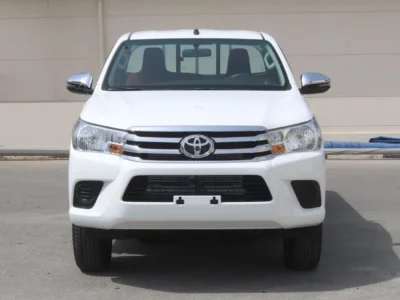 202 Toyota Hilux SC 2.4 Litres 4 Cylinders Diesel Engine White Maroon Pickup Truck GCC Specs